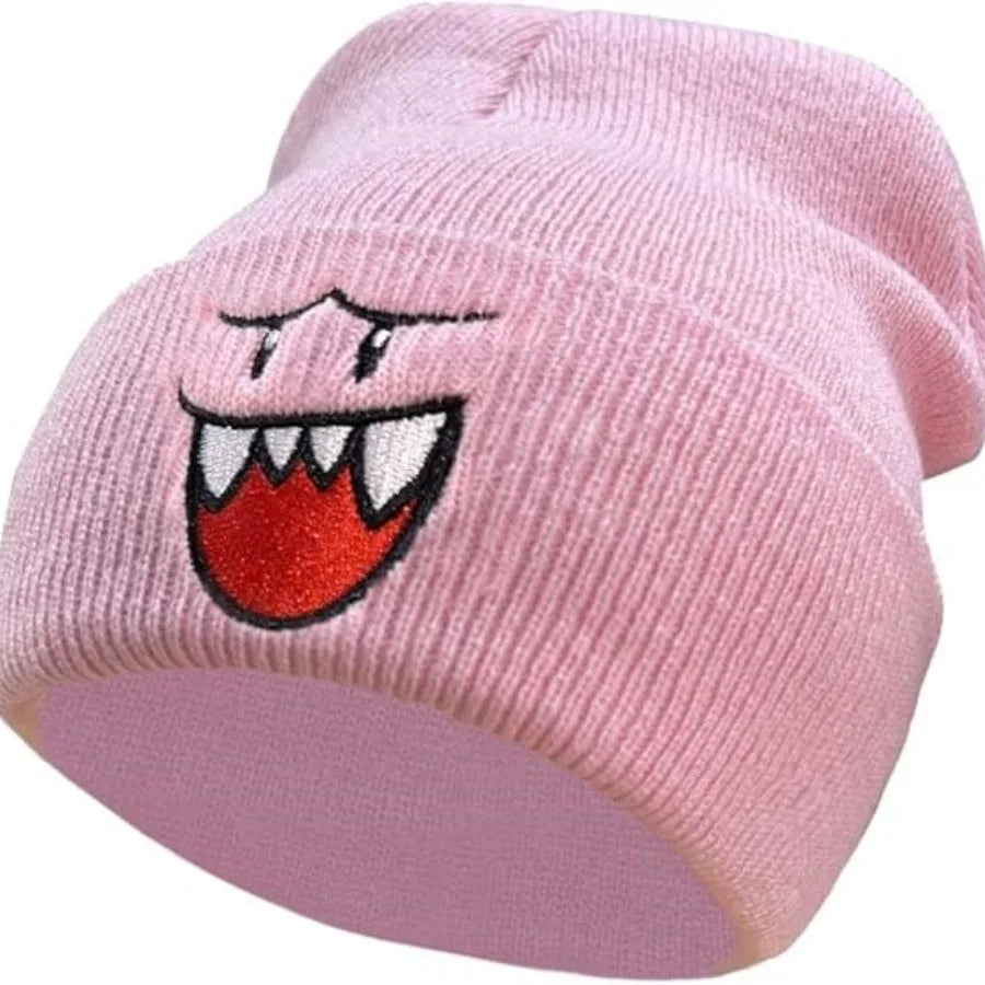 “Gorro de malha feliz – aconchegante e fofo”