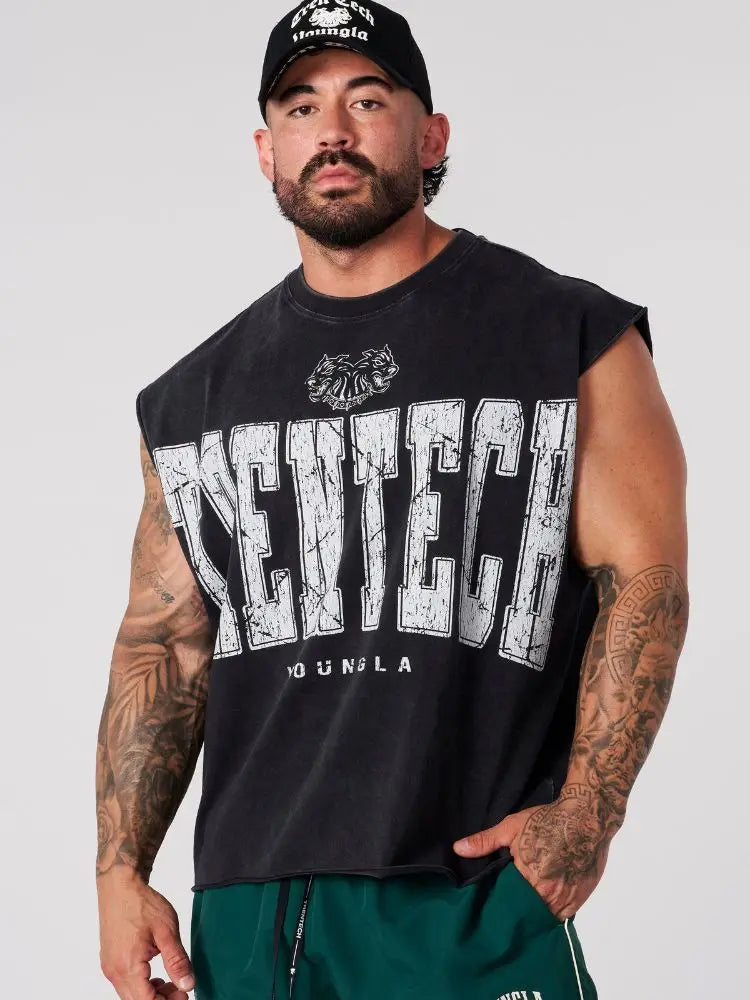 Regata masculina plus size sem mangas
