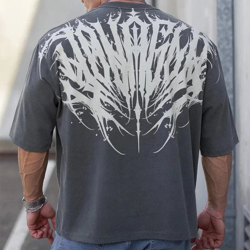 Camiseta holgada de manga corta para hombre de YLA