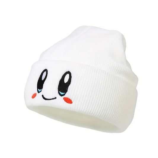 Big Eye Embroidered Beanie – Warm & Cute