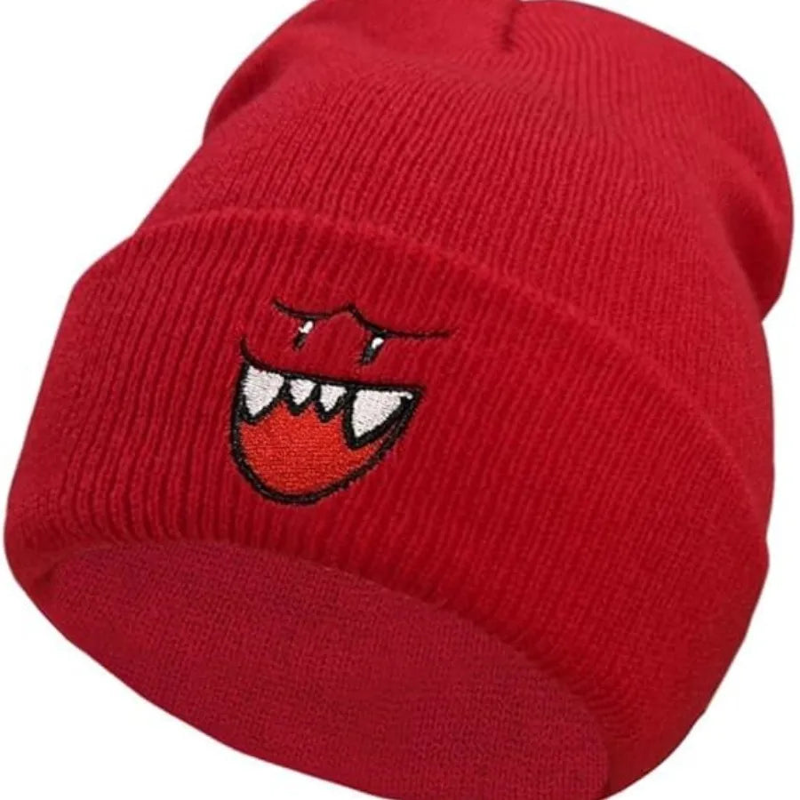 “Gorro de malha feliz – aconchegante e fofo”
