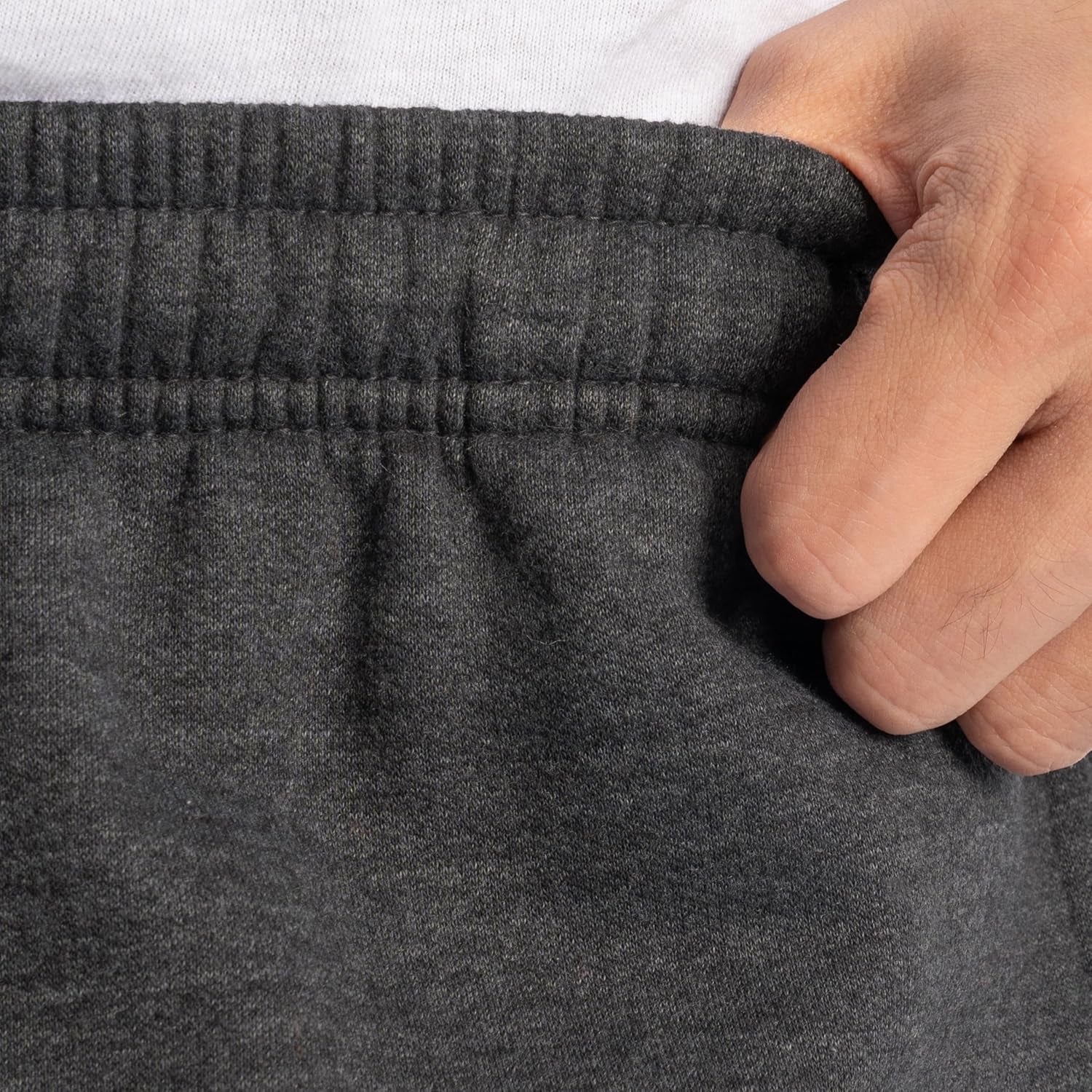 Eversoft Fleece Elastic Bottom Sweatpants with Pockets, Relaxed Fit, Moisture Wicking, Breathable