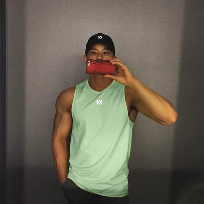 Mannen Bodybuilding Tank Tops Gym Workout Fitness Mouwloos Shirt Running Kleding Stringer Singlet Zomer Toevallige Vest