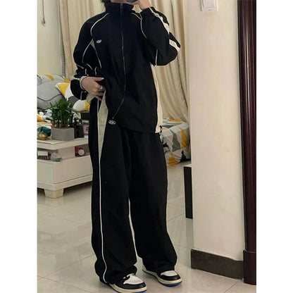 Pantalones cargo holgados de mujer, estilo urbano, pantalones oversize