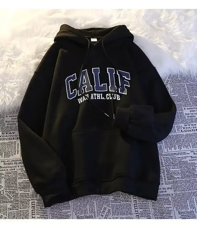 Unisex Oversized Fleece Lined Thick Sweatshirt
