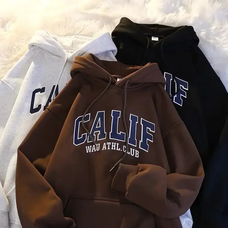 Unisex Oversized Fleece Lined Thick Sweatshirt