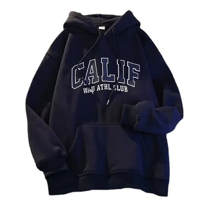 Unisex Oversized Fleece Lined Thick Sweatshirt