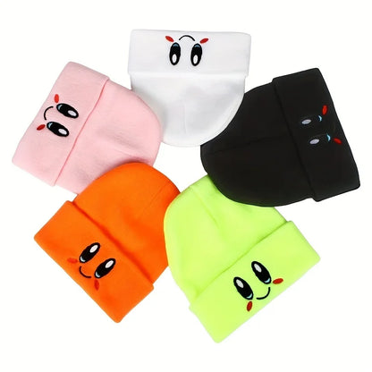 Gorro bordado Big Eye – Quente e fofo