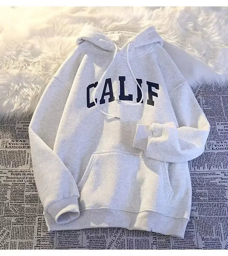 Unisex Oversized Fleece Lined Thick Sweatshirt