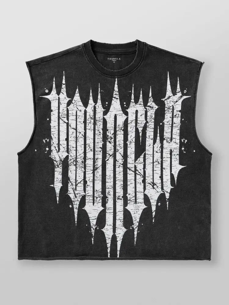 Men's Sleeveless T-shirt Summer Gym Sportswear YA