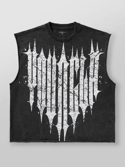 Men's Sleeveless T-shirt Summer Gym Sportswear YA