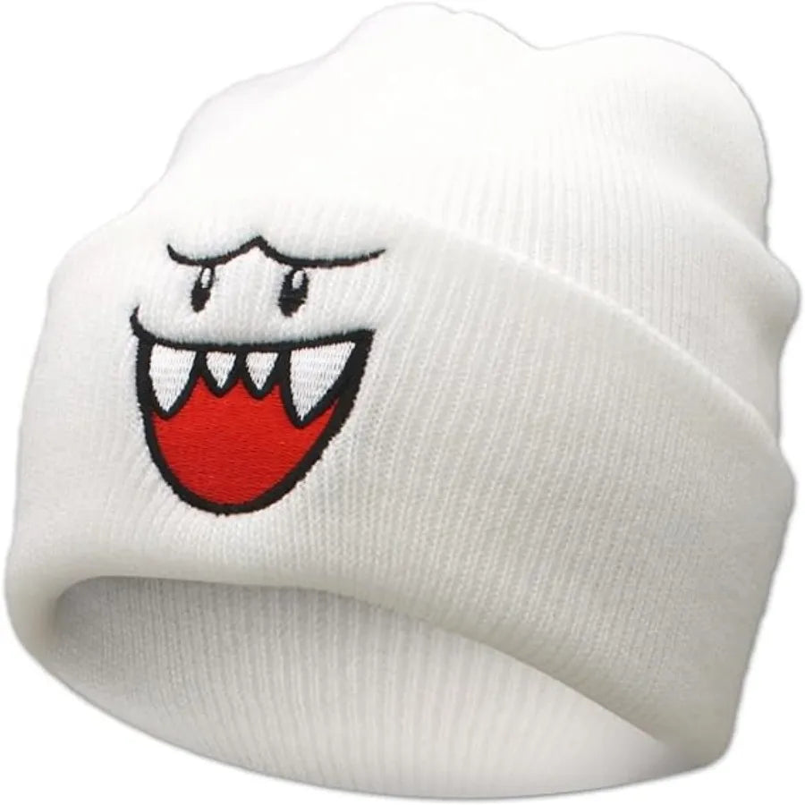 Gorro de punto feliz: acogedor y bonito
