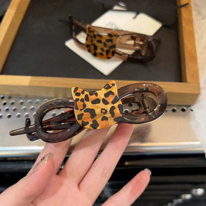 Elegante pinza para el cabello con diseño de cuentas acrílicas y perlas de imitación, accesorio elegante para el cabello de mujer.